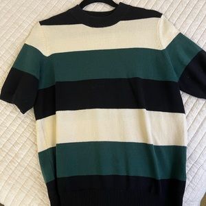 WHO WHAT WEAR short sleeved sweater